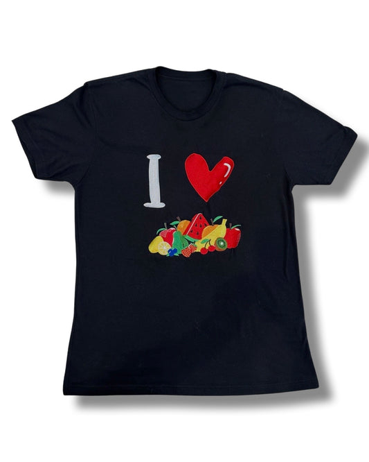 I ❤️ Fruit T-Shirt (BLACK)